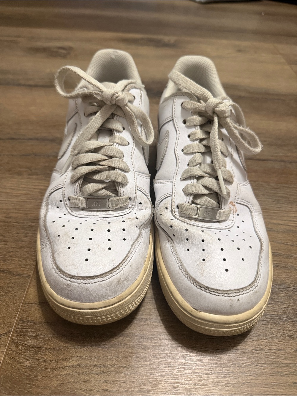 VERY used nike Air Force 1s